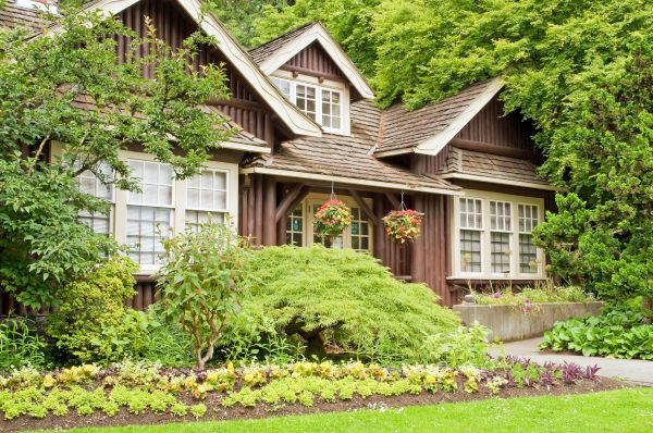Log Home Landscaping in Madison