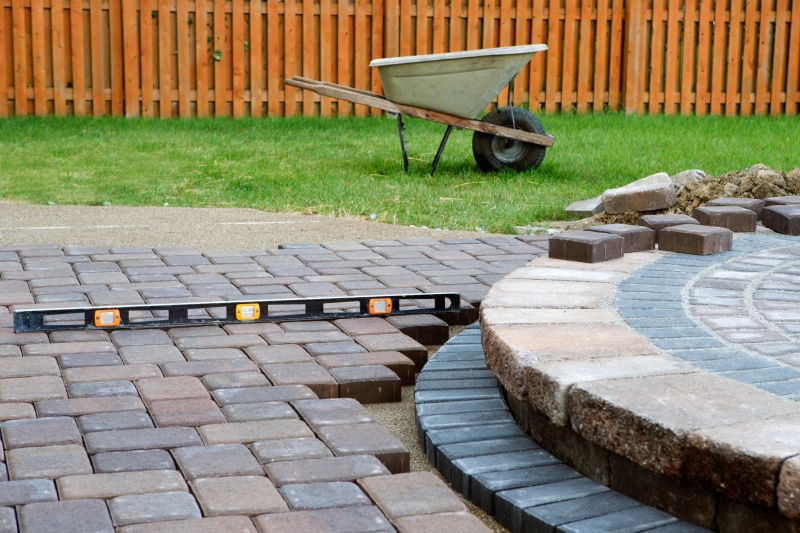 Paver Patio with Edge Detailing