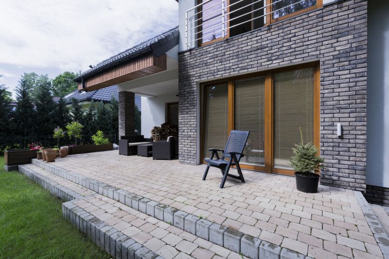 Modern Brick Paver Arrangement