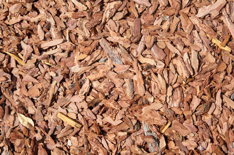 Pine Mulch Spreading